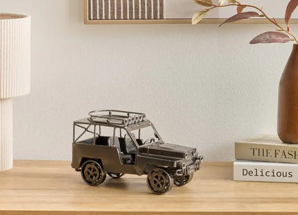 Decoración coche "Imran" 24 cm de largo, plateada - 222920