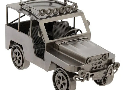 Decoración coche "Imran" 24 cm de largo, plateada - 222920