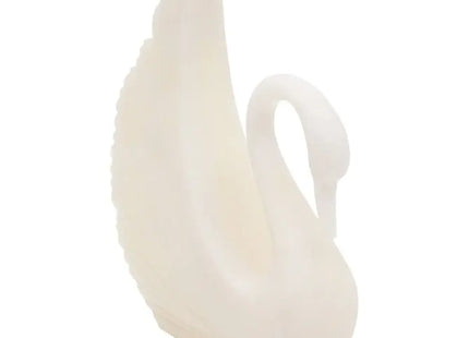 Cisne decorativo "Casey" 18,3 cm de alto, blanco - 222952