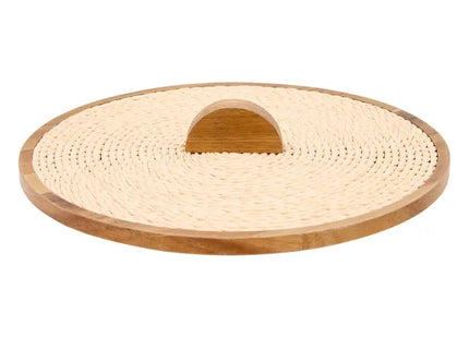 Caja decorativa redonda "Erica" PM, dorado - 222966