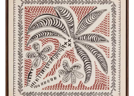 Cuadro cuadrado "Vero" de 48x48 cm, 2 modelos - 223806