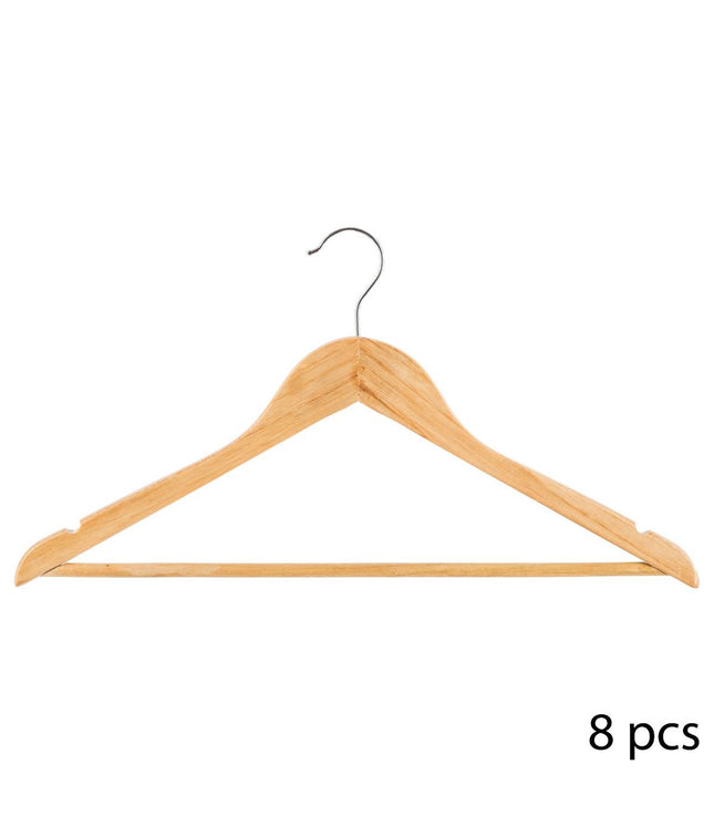 Juego de 8 perchas de madera - 295692680
