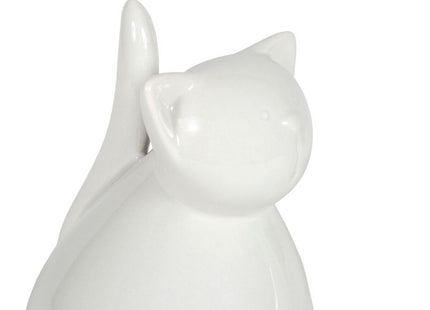 Gato de cerámica 2 opciones en blanco y gris - 32093