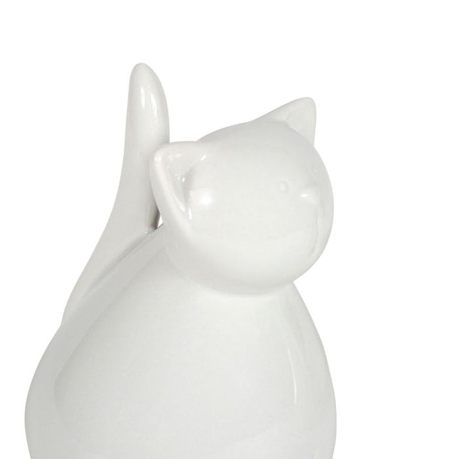 Gato de cerámica 2 opciones en blanco y gris - 32093