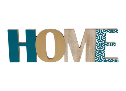 Palabra decorativa "Home" de madera 39x12cm - 33234