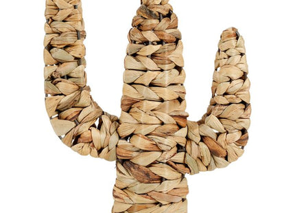 Cactus decorativo de jacinto de agua y ratán - 33822