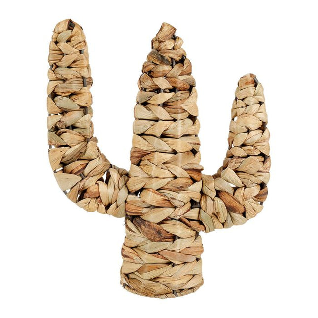 Cactus decorativo de jacinto de agua y ratán - 33822