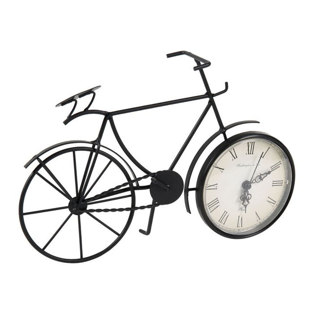Reloj "Bicicleta" de metal negro - 34783