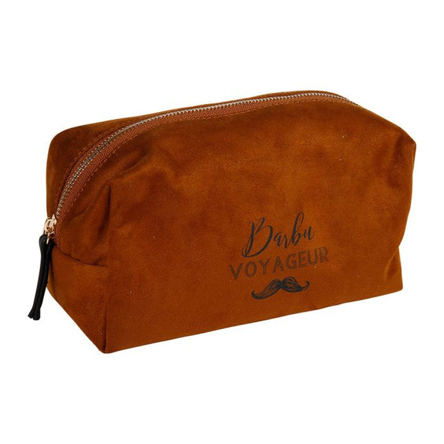 Estuche tocador "Barbier" marrón - 34809