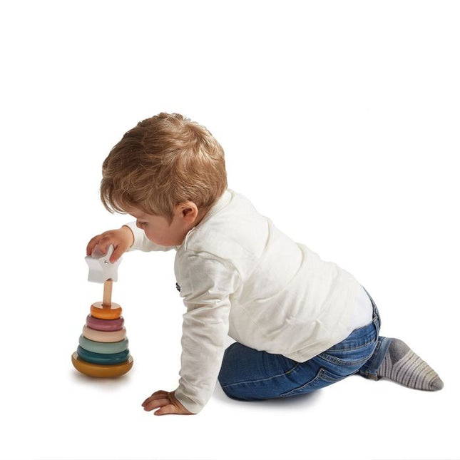 Juego sensorial "Pirámide" de madera - 35028