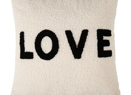 Almohada sherpa "Love" cuadrado 40x40cm - 35057