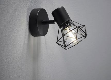 Aplique "Diamond" de metal negro 1 ABJ - 35377