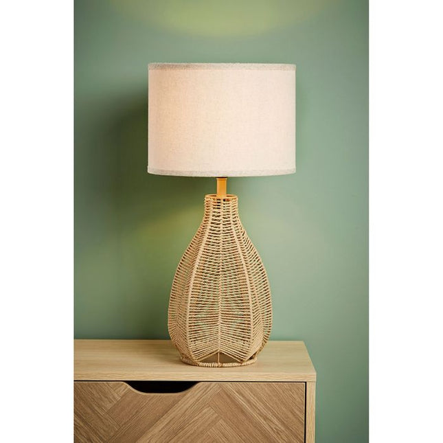 Velador de cuerda "Inna" natural A53cm - 35497