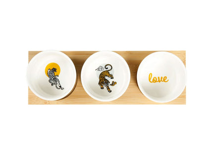 Set de aperitivo 3 piezas "Urban" de cerámica - 35846