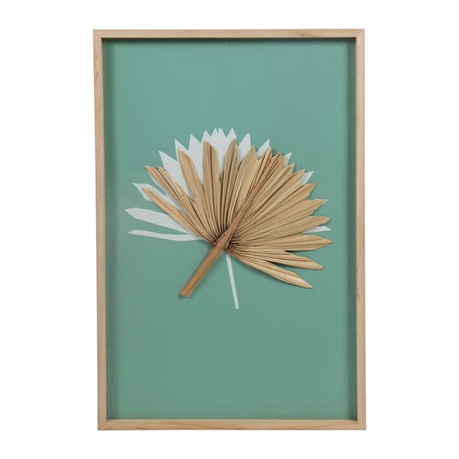 Deco pared con flores secas 40x60cm - 36102