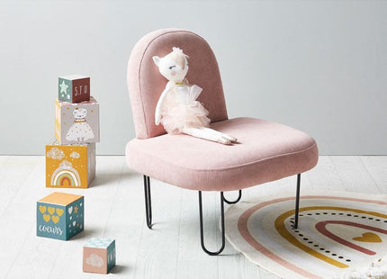 Sillón infantil "Augustin" rosa - 36243