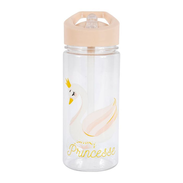 Termo de plástico infantil "Cisne" rosa - 36296