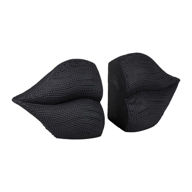 Sujeta libros "Lips" de resina y pedrería negra - 36414