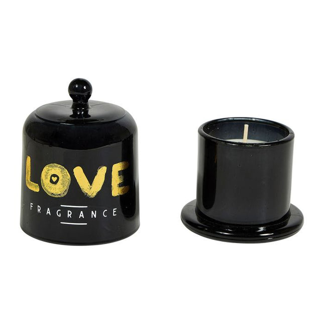 Vela perfumada "Love" campana de vidrio - 36417