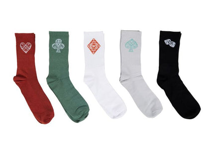 Medias de algodón 5 pares multicolor - 36472