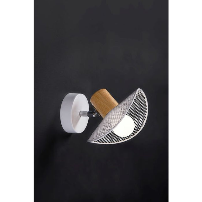 Aplique "Hyde" de metal blanco 1 ABJ  - 36704