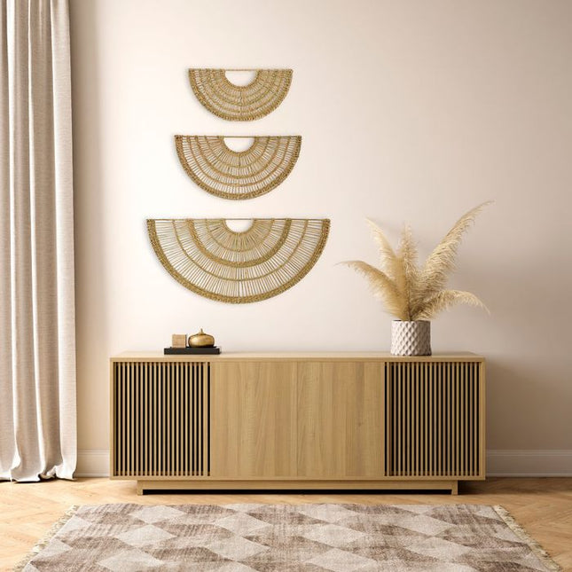 Deco pared "Hanoi" de jacinto de agua 3 accesorios - 36777