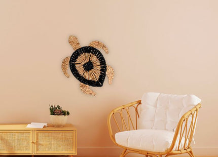 Deco pared "Tortuga" de jacinto 51x65cm - 36779
