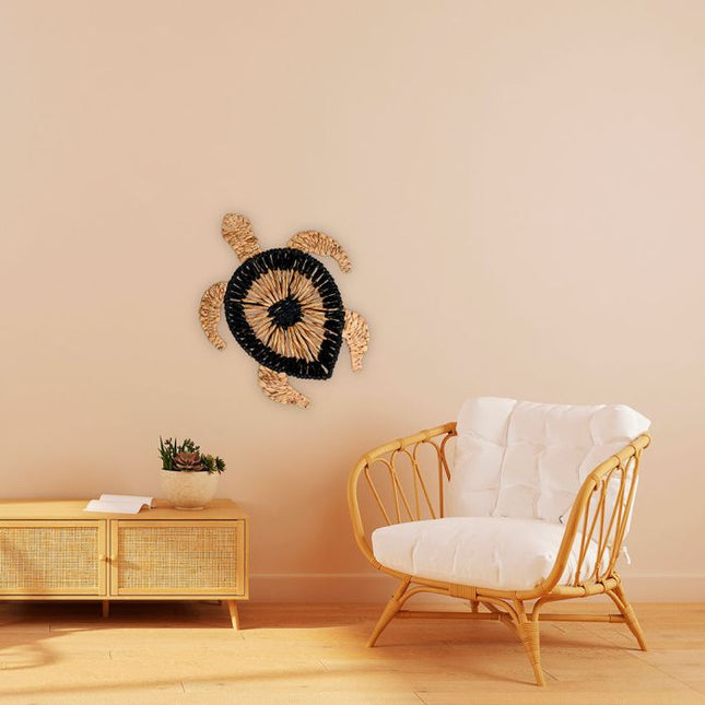 Deco pared "Tortuga" de jacinto 51x65cm - 36779