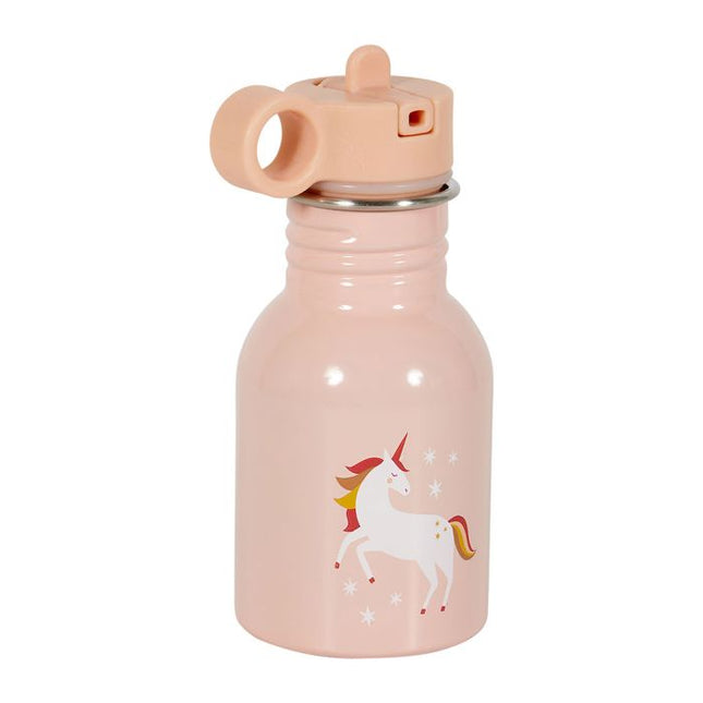 Termo de metal infantil "Unicornio" rosa - 36901