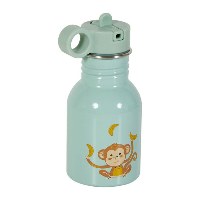 Termo de metal infantil "Mono" verde - 36902