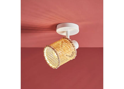 Aplique "Mahina" de bambú natural y metal 1 ABJ - 36980