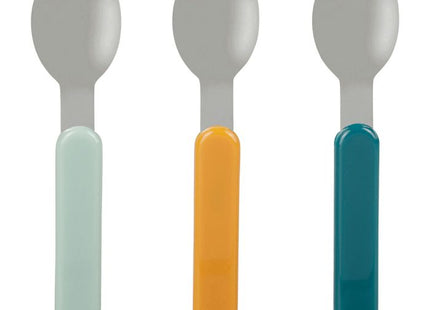 Set de 3 cucharas infantiles en plástico e inox - 36983