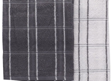 Juego de 2 paños de cocina "Andrew" de algodón con estampado 50x50cm - 4350057