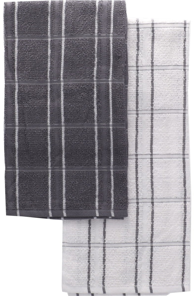 Juego de 2 paños de cocina "Andrew" de algodón con estampado 50x50cm - 4350057