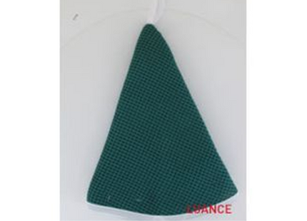 Toalla nido de abeja "Maya" 60cm de algodón verde/blanco - 4350057