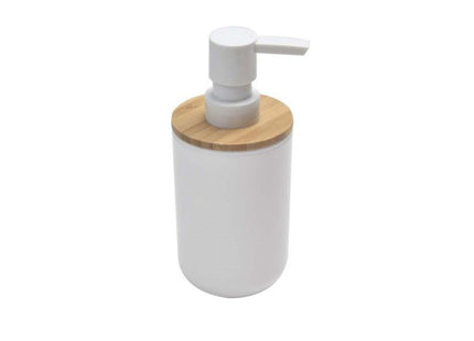 Distribuidor de jabón TENDANCE bambú blanco - 6274210