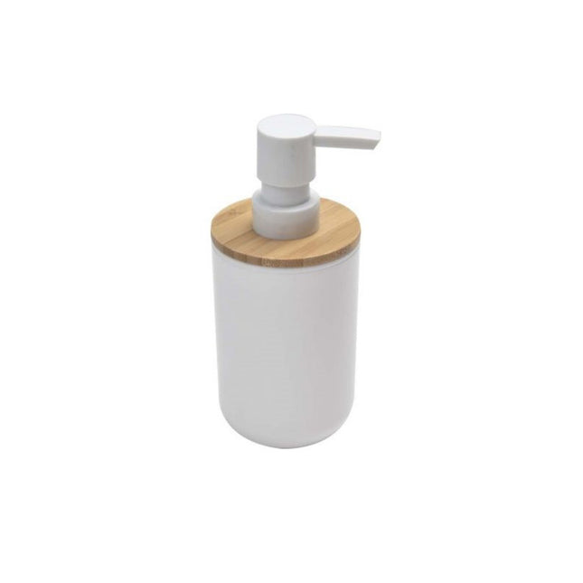 Distribuidor de jabón TENDANCE bambú blanco - 6274210