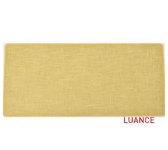 Tapete "Oriane" 45x120 de poliéster tejido color amarillo - 4701920