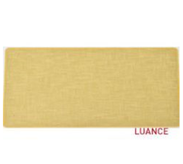 Tapete "Oriane" 45x120 de poliéster tejido color amarillo - 4701920