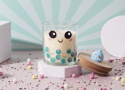 Vela perfumada "Kawaii" tapa de madera - BO0147