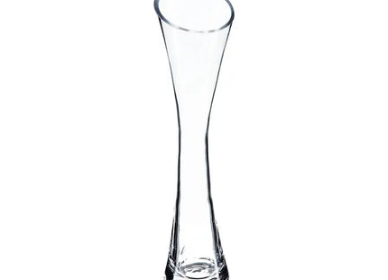 Jarrón  de vidrio transparente, 30 cm de altura - 550734730