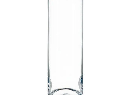 Jarrón cilíndrico de vidrio "Flora", 26 cm de altura - 609384544