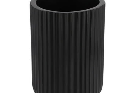 Vaso de baño resina "Strie" negro - 61103103