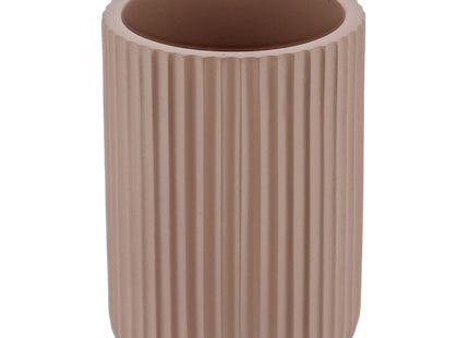 VASO ESTRIADO POLIRESINA CAPUCINO - 61103166