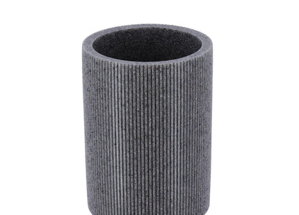 VASO ESTRIADO POLIRESINA GRIS - 61104180