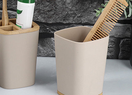 VASO RUBBER + ABS + BAMBÚ BEIGE - 61110161