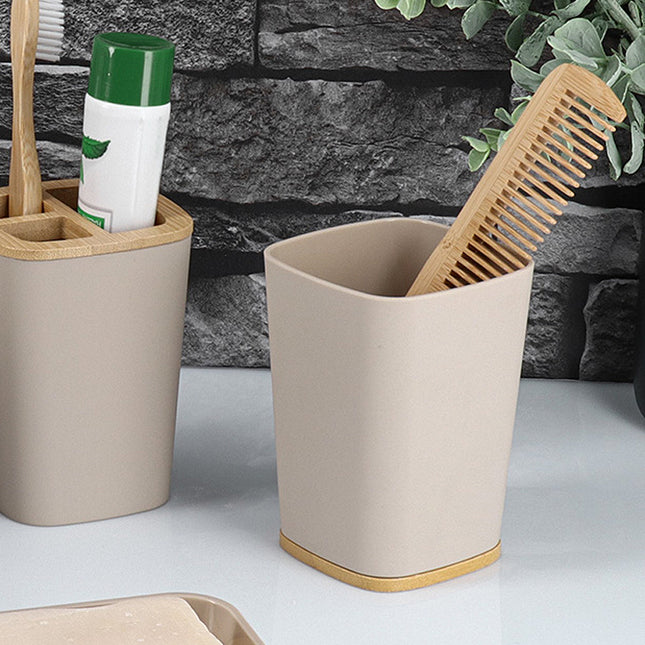 VASO RUBBER + ABS + BAMBÚ BEIGE - 61110161