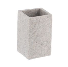 VASO POLIRESINA EFFECTO PIEDRA GRIS - 61120180