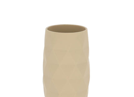 Vaso para cepillos de dientes "Rubber" beige y dorado - 61138161