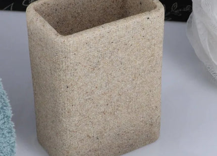 VASO POLIRESINA RECTANGULAR EFECTO ARENA NATURAL - 61141104